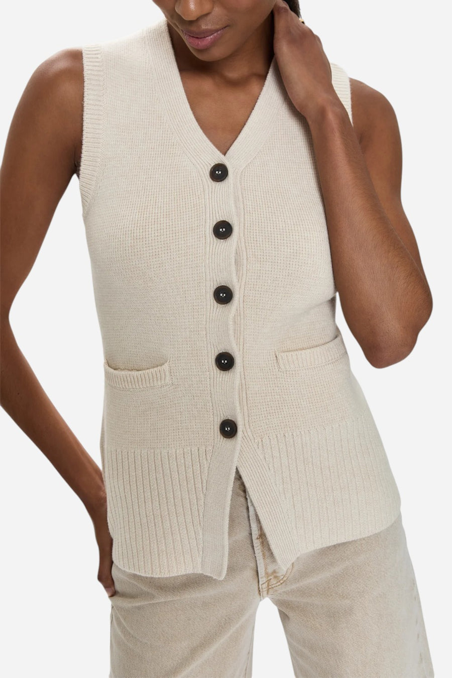 Pistola Audra Vest in Dove