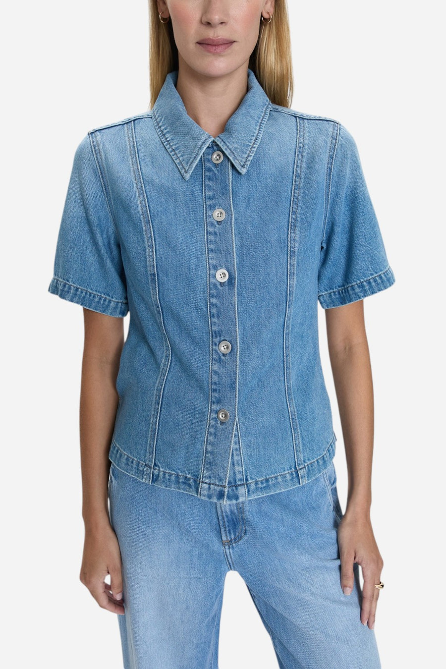 Pistola Cyndi Denim Shirt in Palo Alto