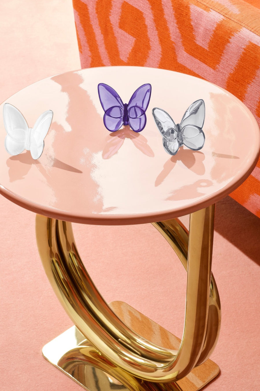 Baccarat Papillon Lucky Butterfly in Purple