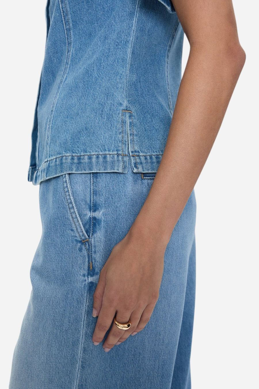 Pistola Cyndi Denim Shirt in Palo Alto