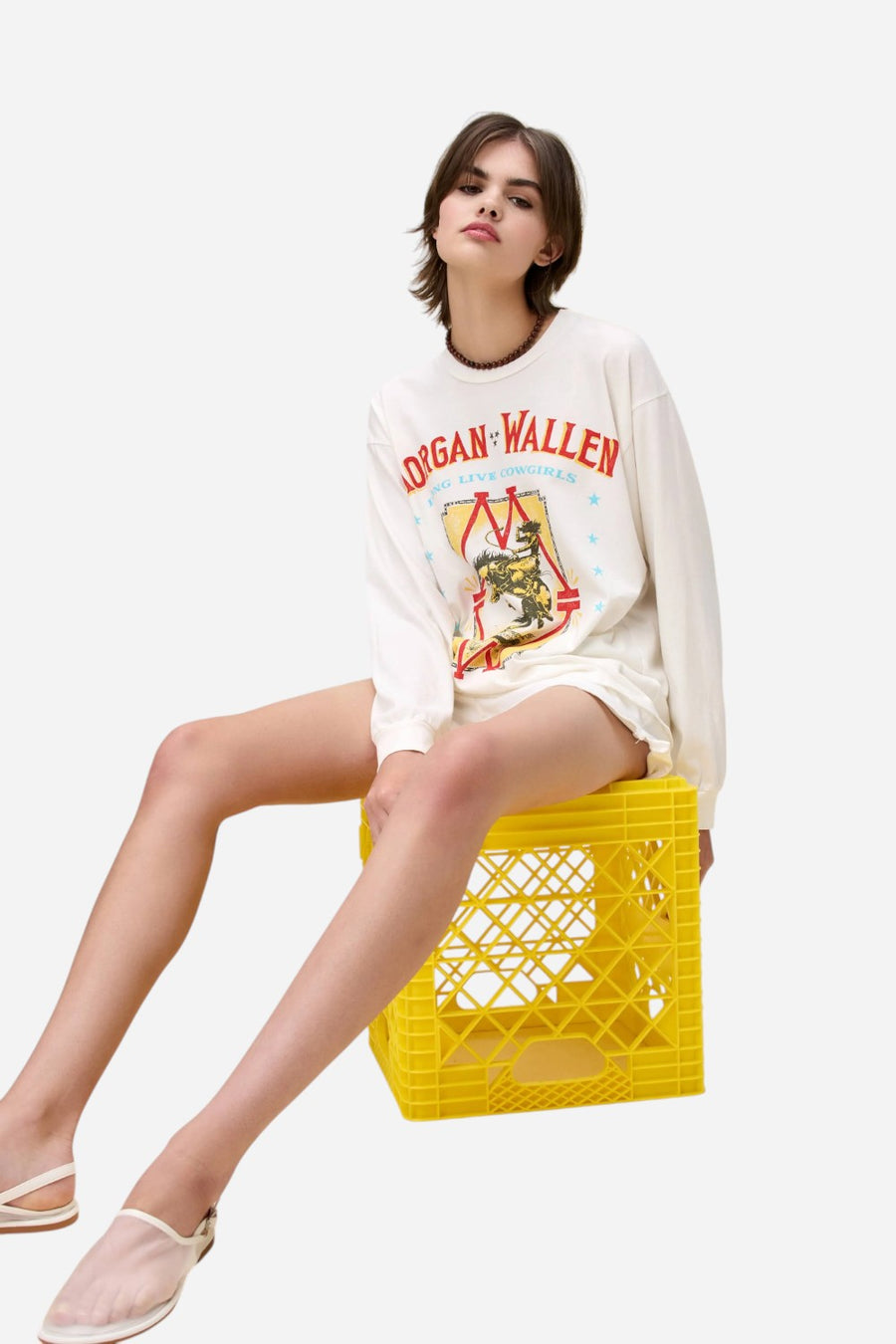 Daydreamer LA Morgan Wallen Long Live Cowgirls Relaxed Long Sleeve