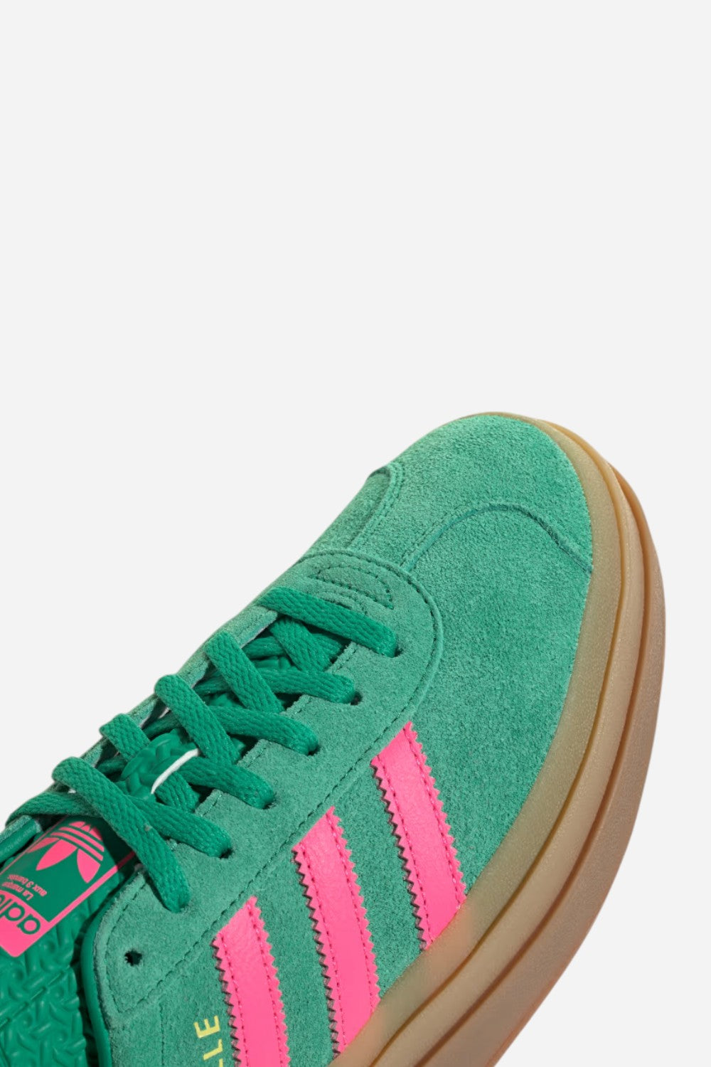 Adidas Gazelle Bold Green & Pink Suede Sneakers Jh9668 – CHROME