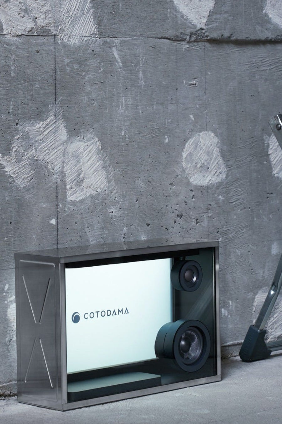 Cotodama Speaker Box in Military Silver