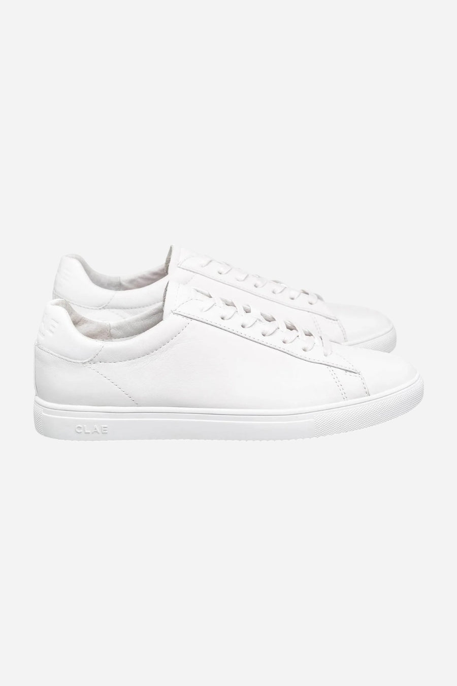 Clae Men's Bradley Essentials in Triple White Leather