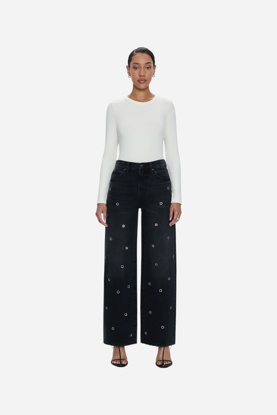 Pistola Hendrix High Rise Relaxed Jeans in Glamour