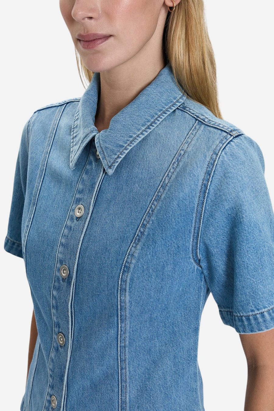 Pistola Cyndi Denim Shirt in Palo Alto