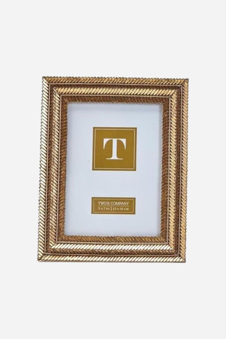Two's Company Gold Fern Frame - 5 x 7
