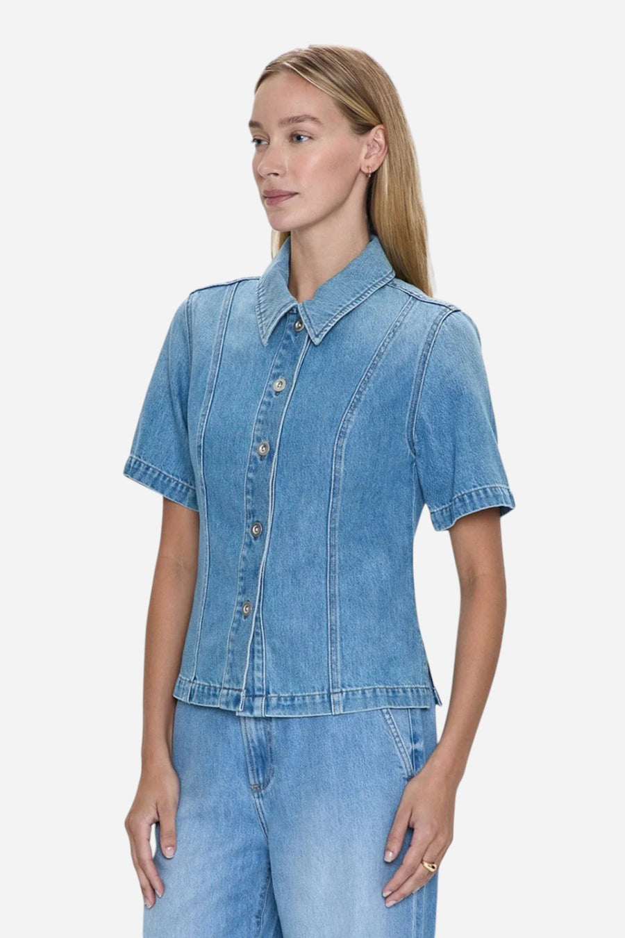 Pistola Cyndi Denim Shirt in Palo Alto
