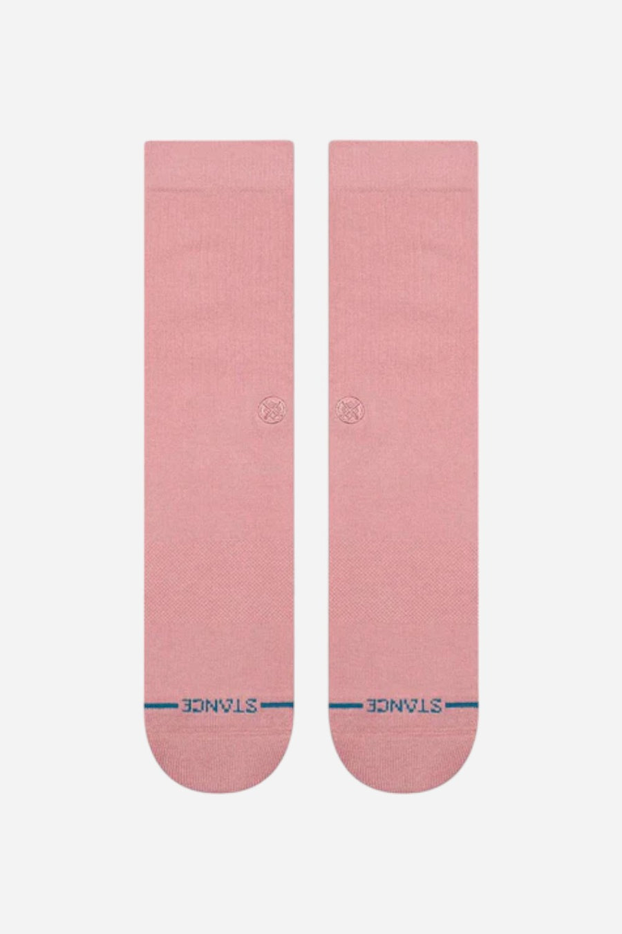 Stance Icon Crew Socks in Dusty Rose