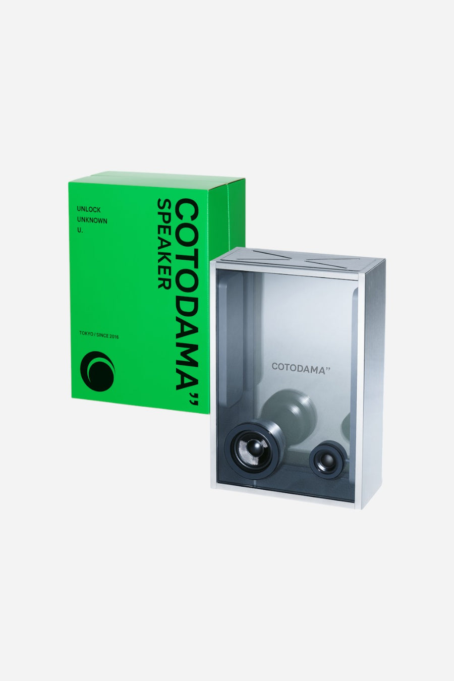 Cotodama Speaker Box in Military Silver
