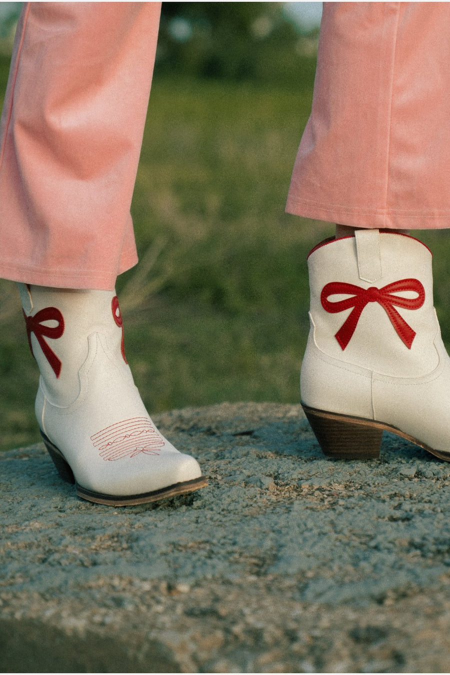 Marfa Boots Roseanne Red Bow Boot