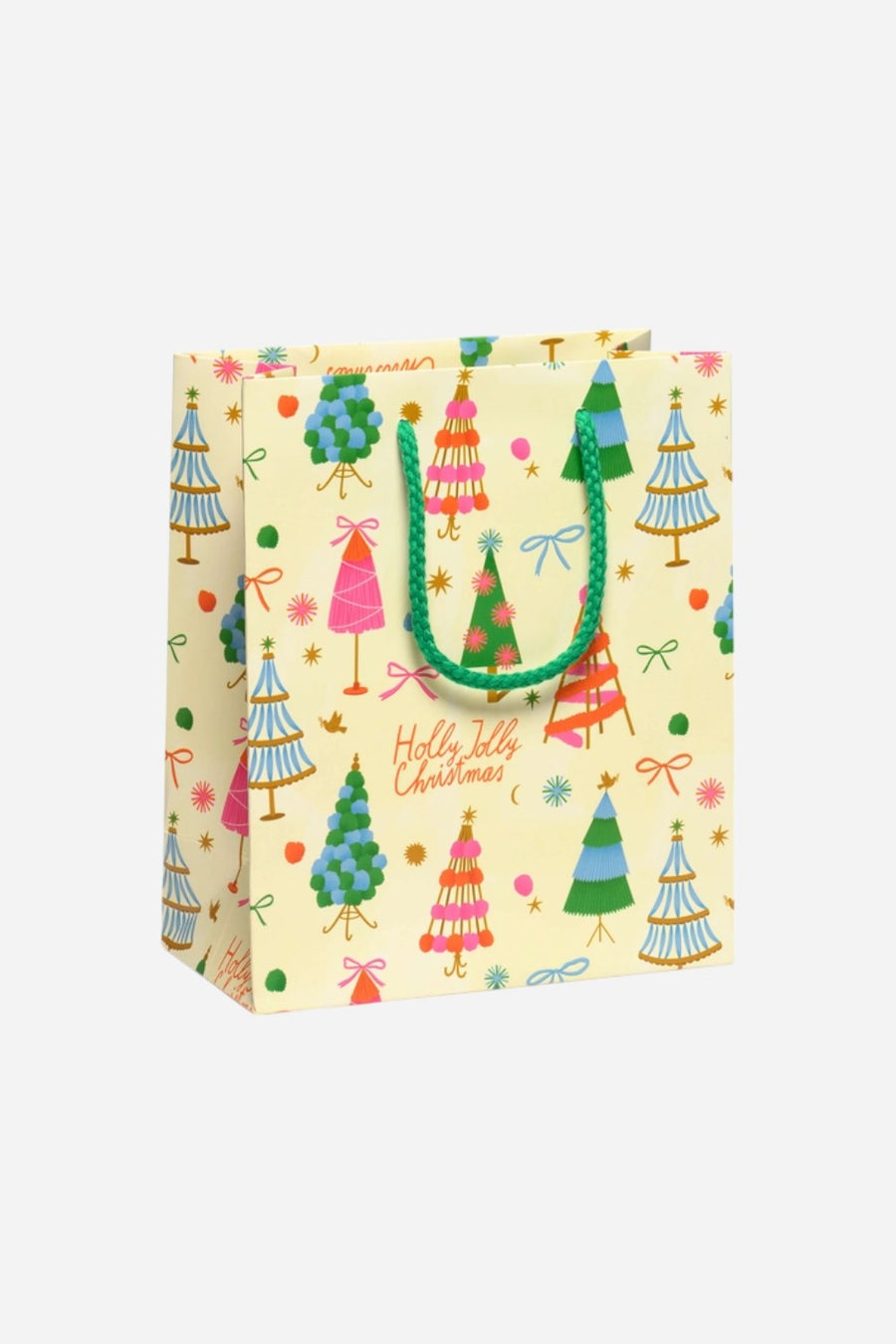 Holly Jolly Trees Medium Gift Bag
