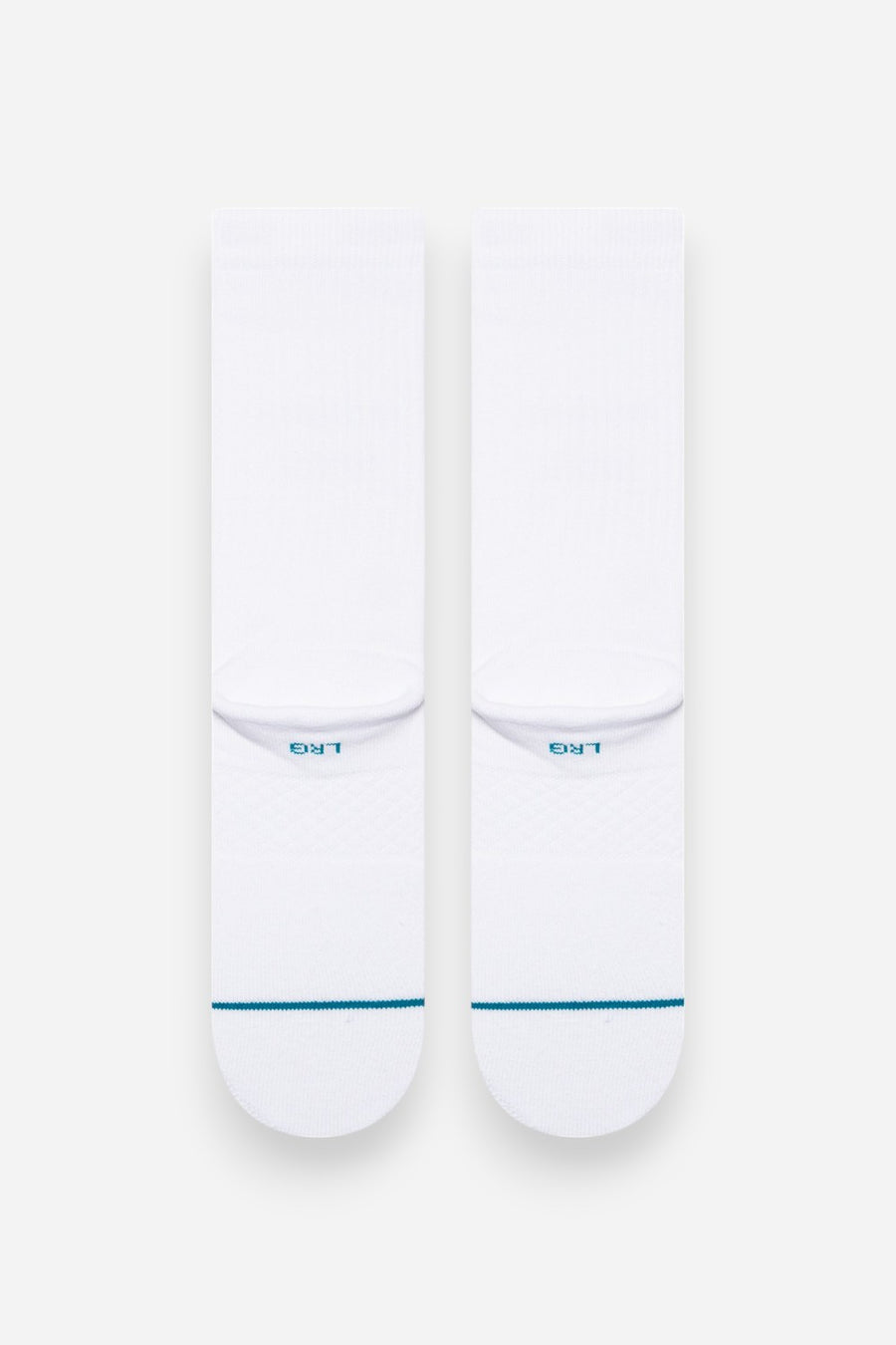 Stance Icon Crew Socks in White / Black