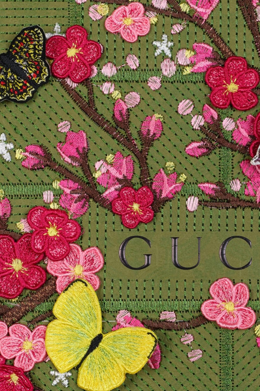 Stephen Wilson Studio Gucci Green Cherry Blossoms