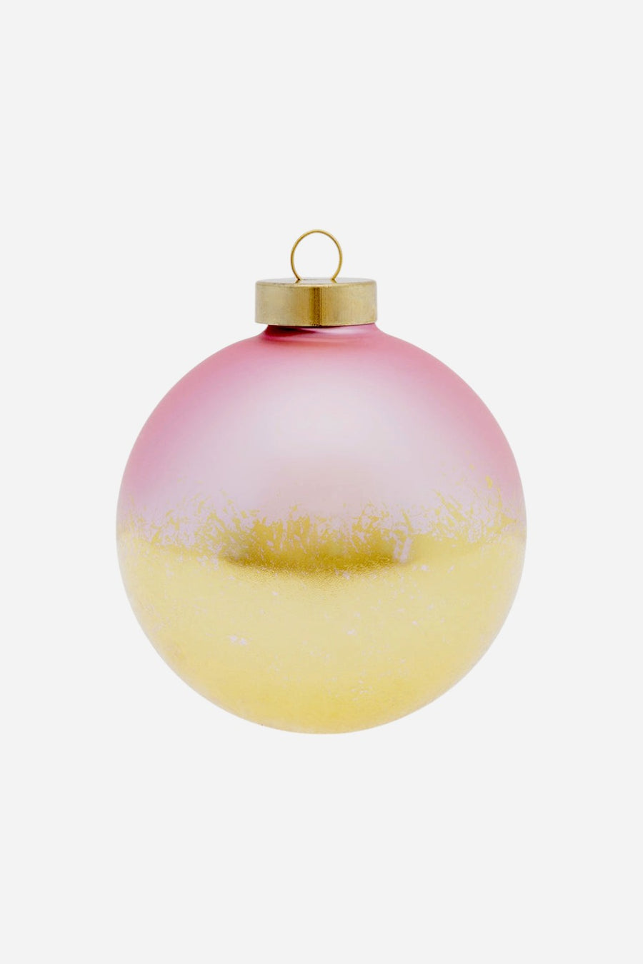 Pink and Gold Ornament