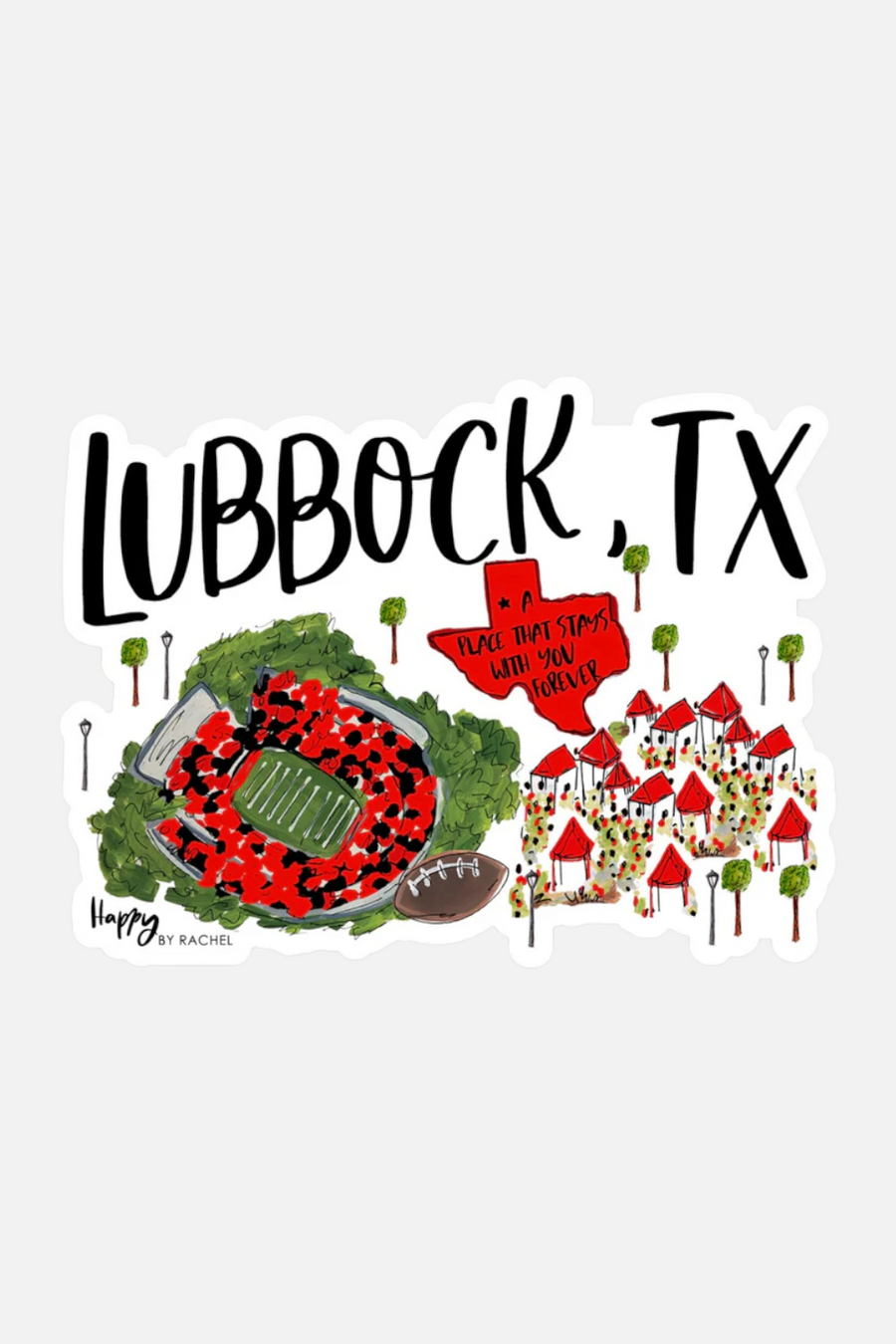 Lubbock, Tx Sticker