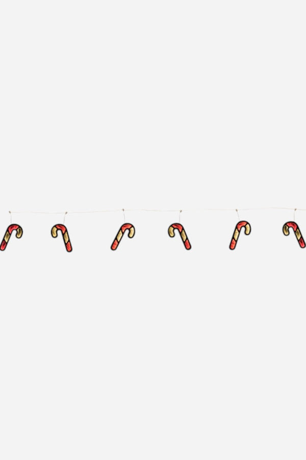 Infinity Light Candy Cane Garland