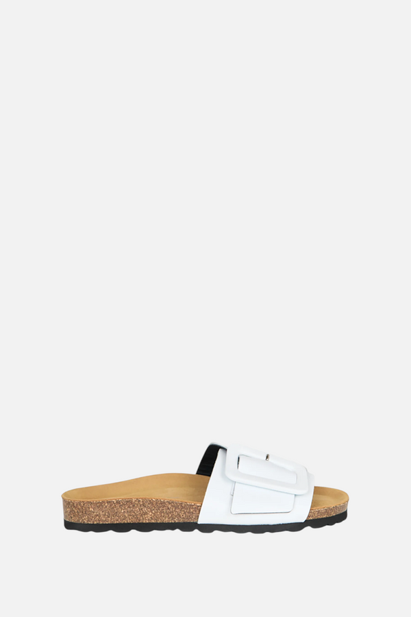 Intentionally Blank Clarice Sandal in White