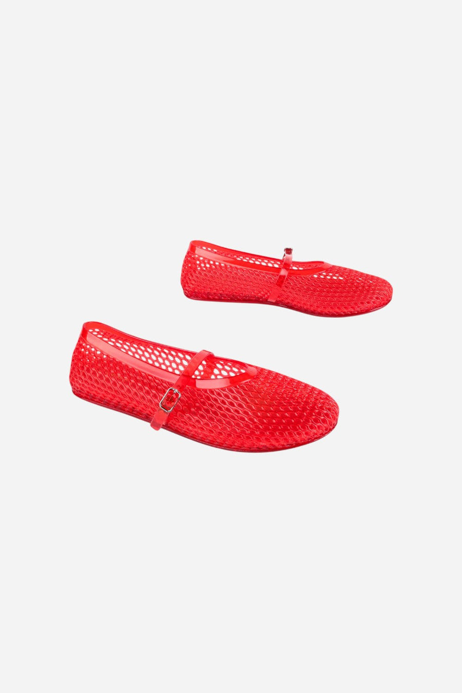 Intentionally Blank Classy Jelly Mary Jane in Cherry – flat lay