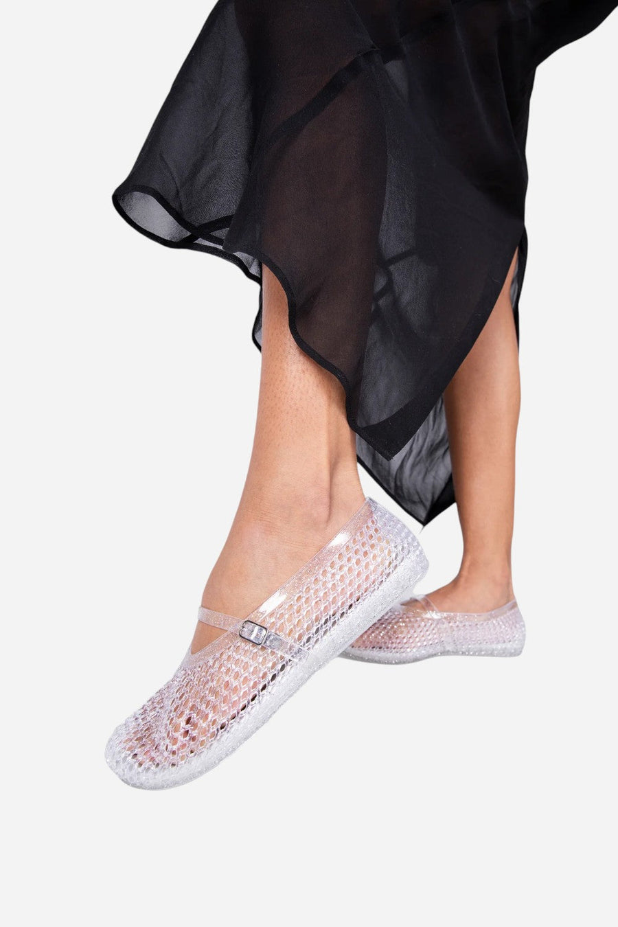 Intentionally Blank Classy Jelly Mary Jane in Crystal – alternate