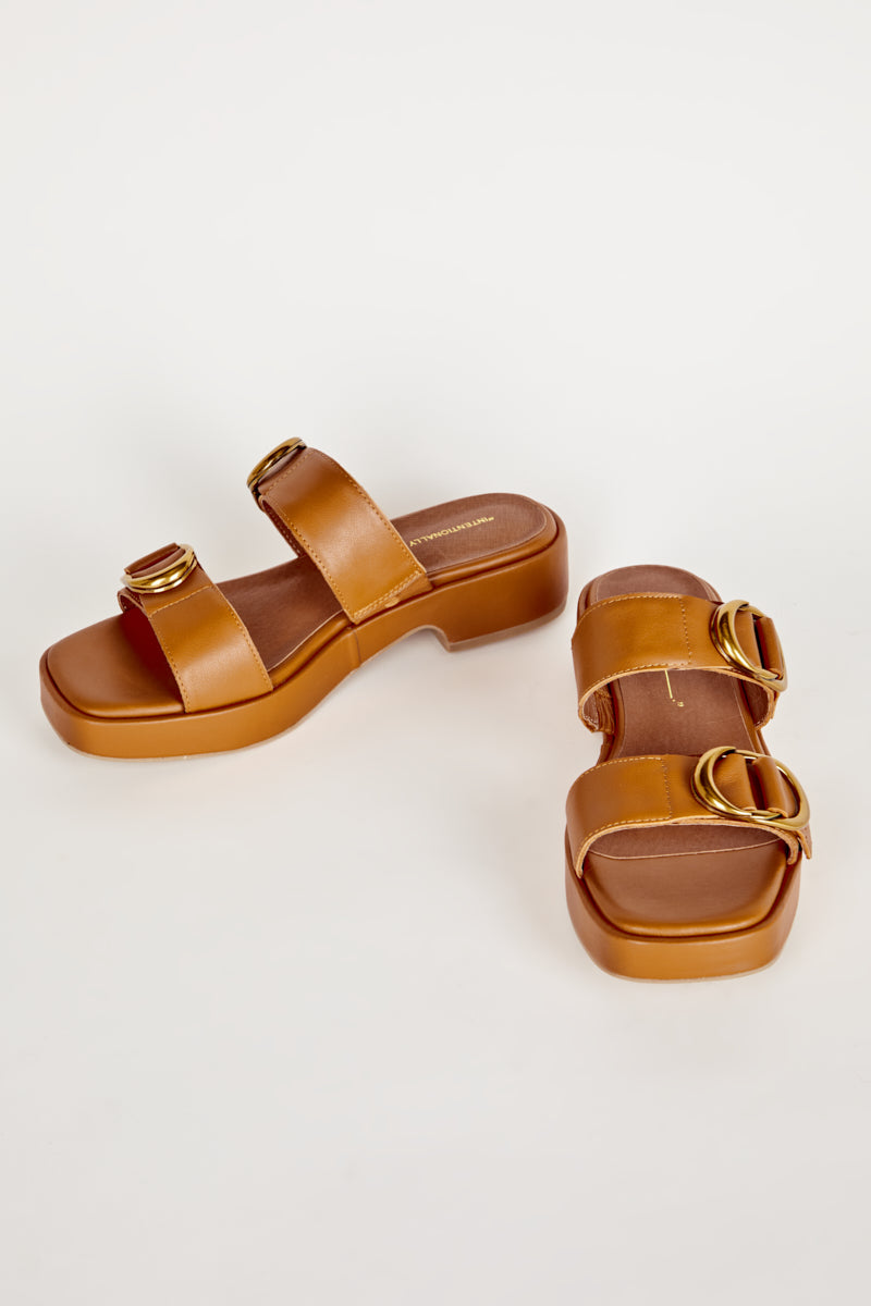 Intentionally Blank Orion Sandal in Whiskey – alternate