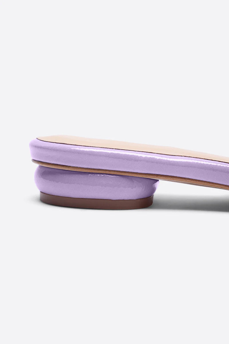Intentionally Blank Sadie Sandals in Lavender – flat lay