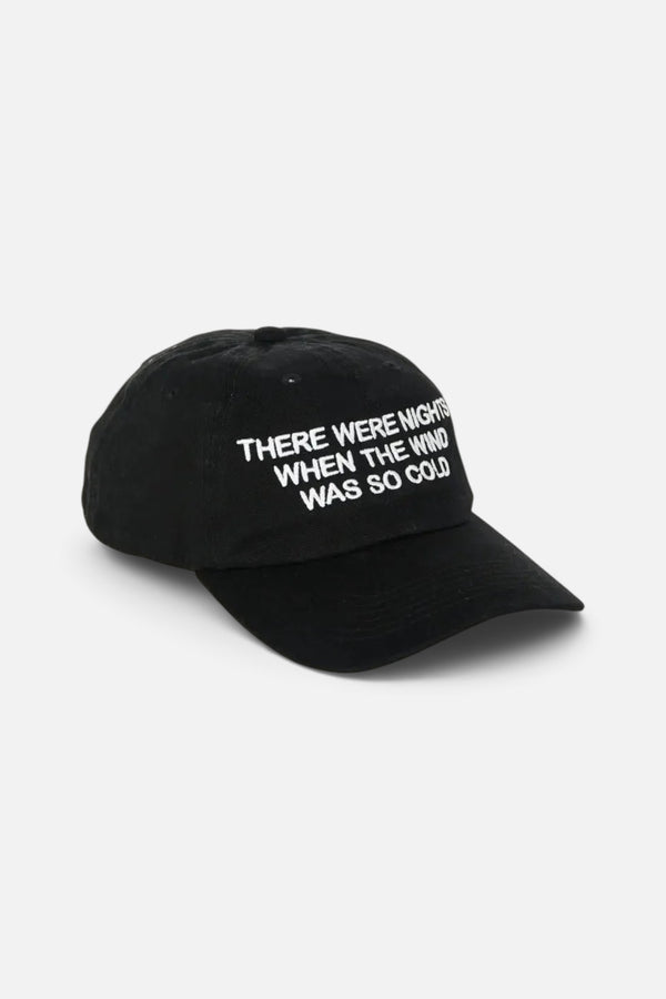 Intentionally Blank There Were Nights Hat in Black