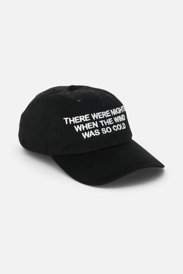Intentionally Blank There Were Nights Hat in Black