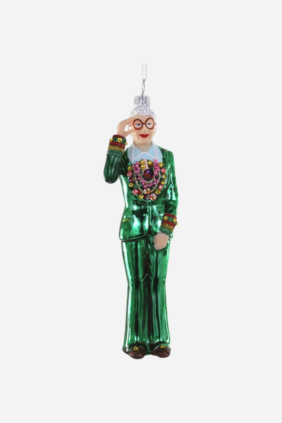 Iris Standing Ornament – front view