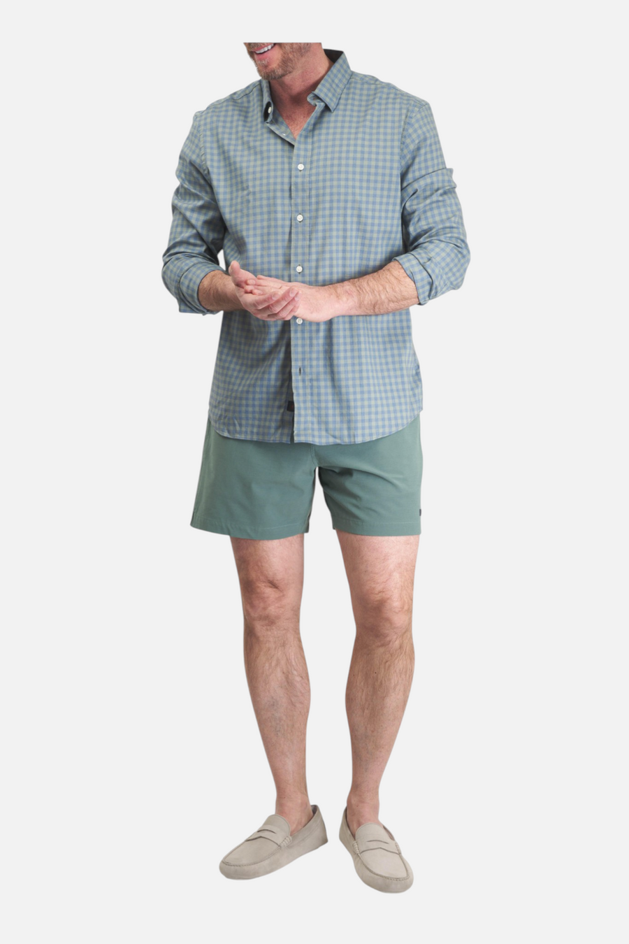 Faherty All Day Trunk 6" in Island Spruce