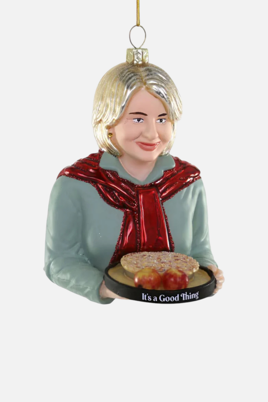 It's A Good Thing Martha Ornament – front view