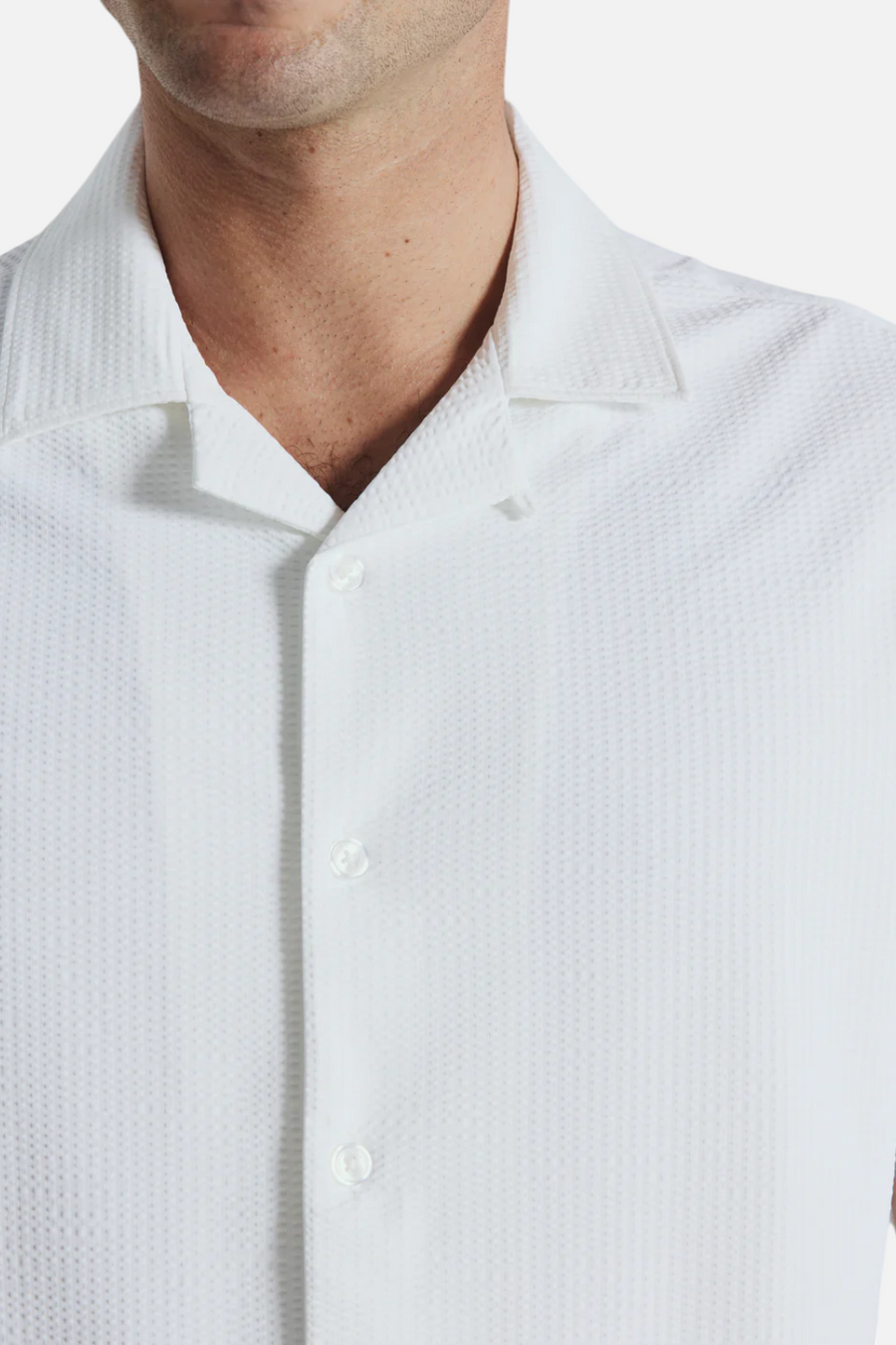 7 Diamonds Sutherland Camp Shirt in Ivory