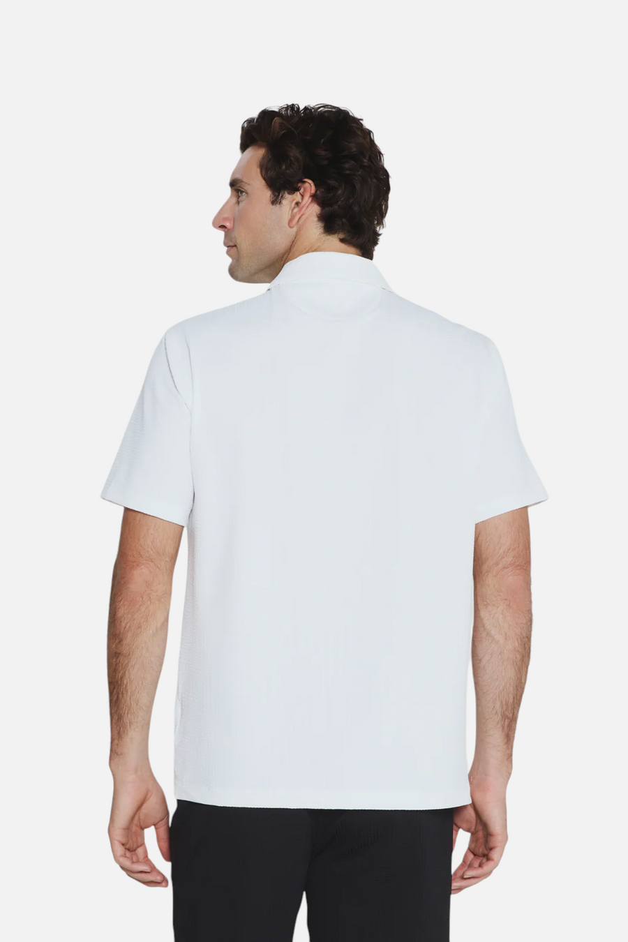 7 Diamonds Sutherland Camp Shirt in Ivory