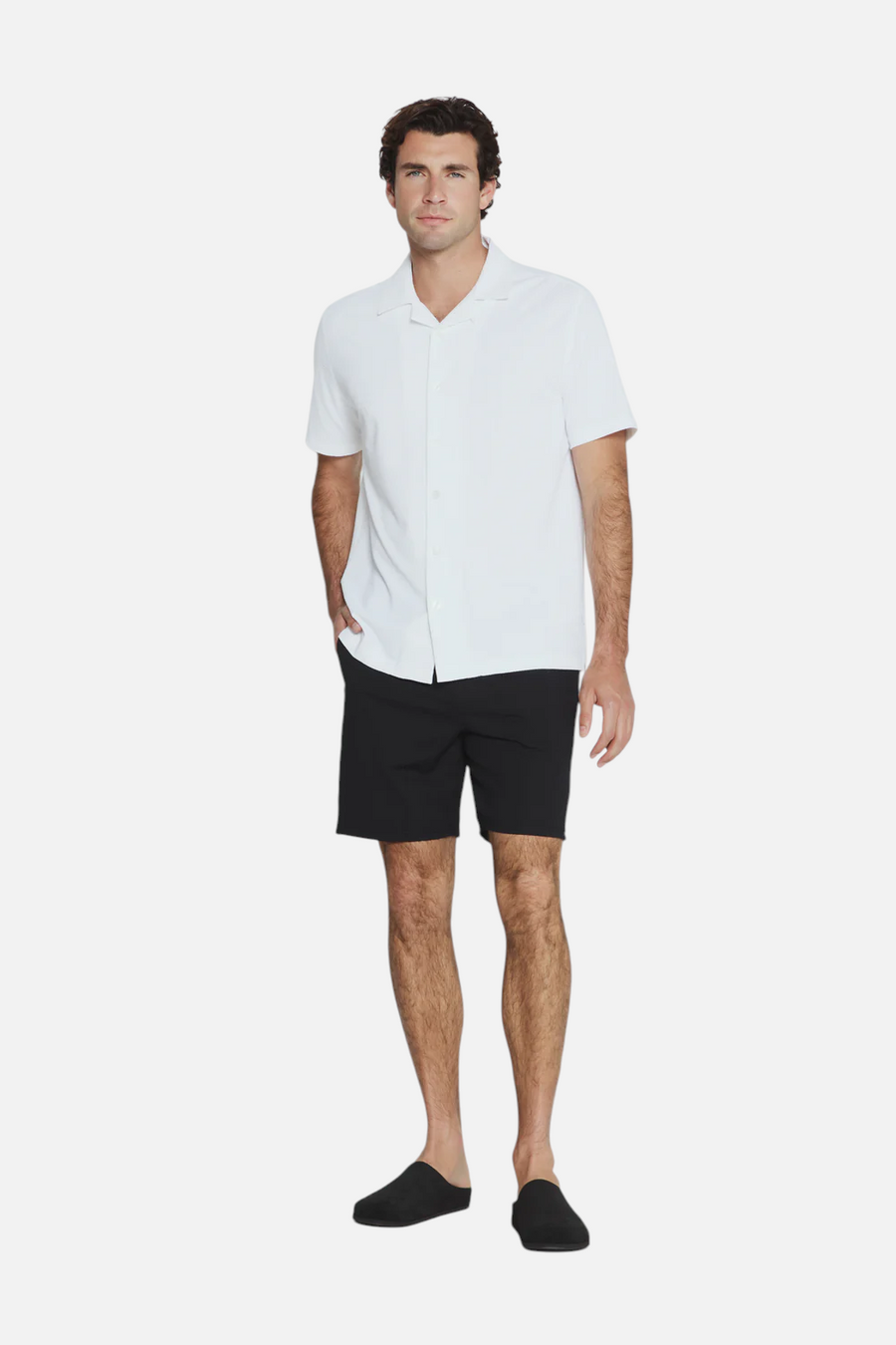 7 Diamonds Sutherland Camp Shirt in Ivory