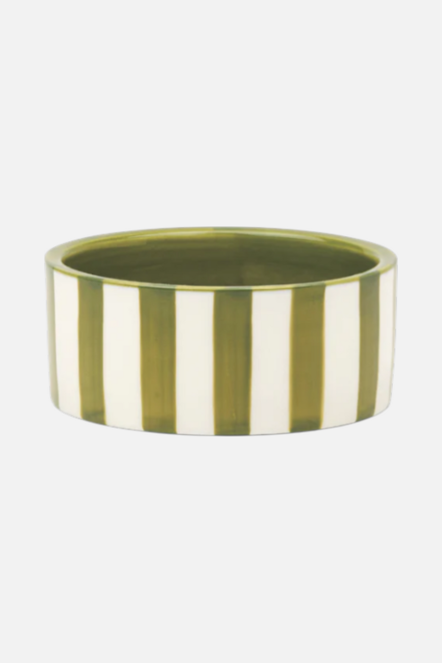 Here's How Izzy Wine Coaster in Green Stripe
