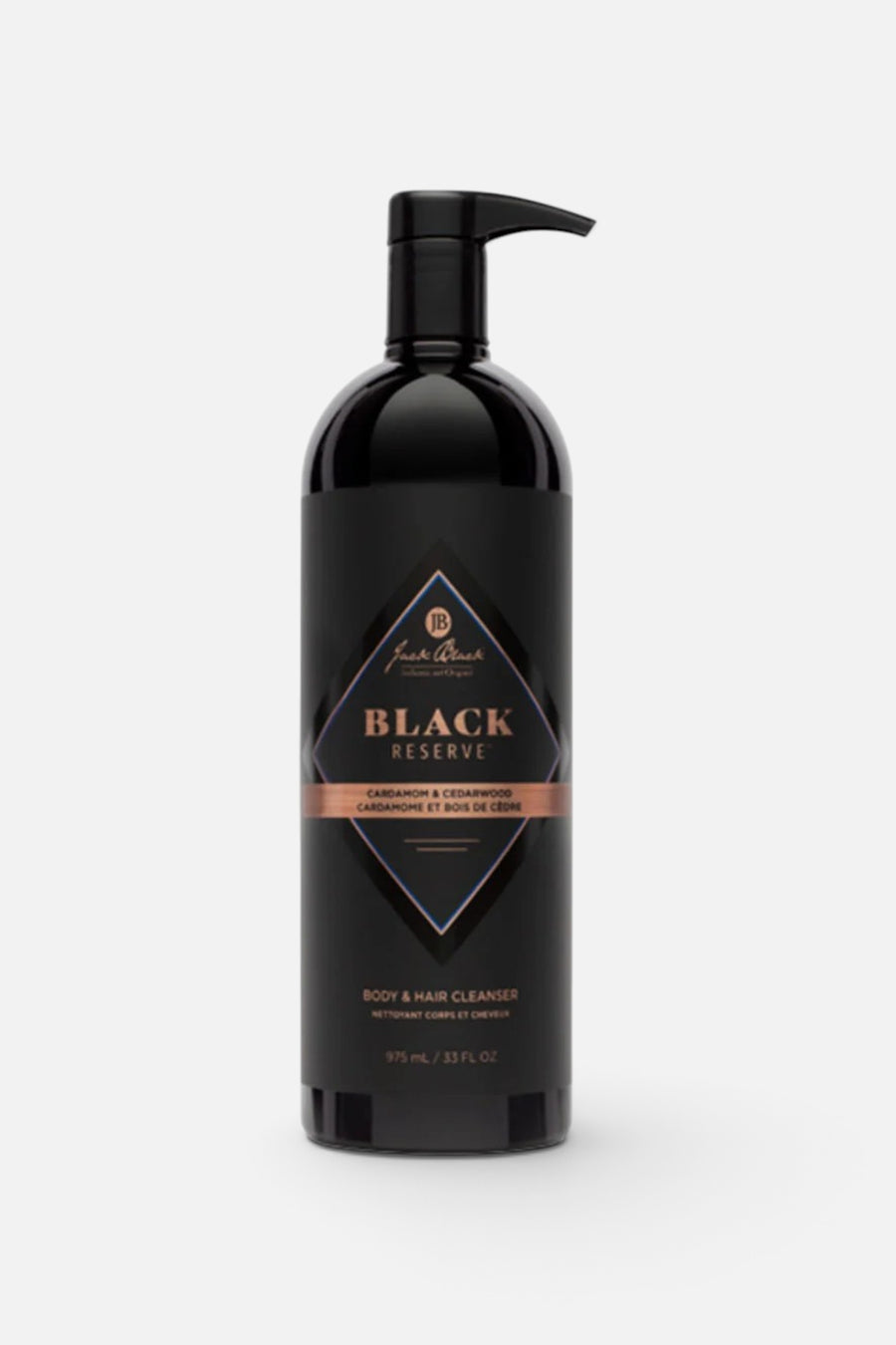 Jack Black Black Reserve Body & Hair Cleanser – front view