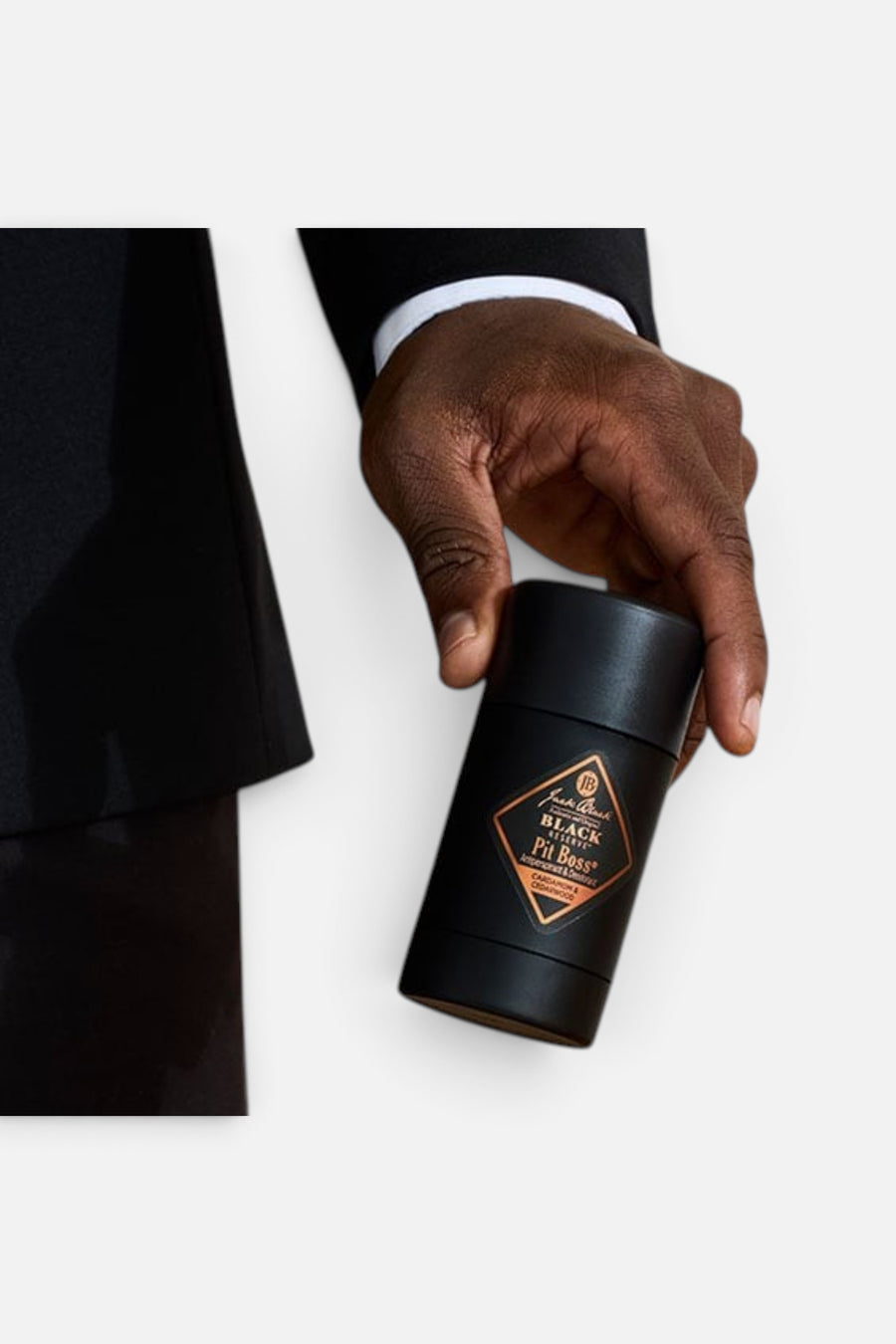 Jack Black Black Reserve Pit Boss Antiperspirant & Deodorant – on model