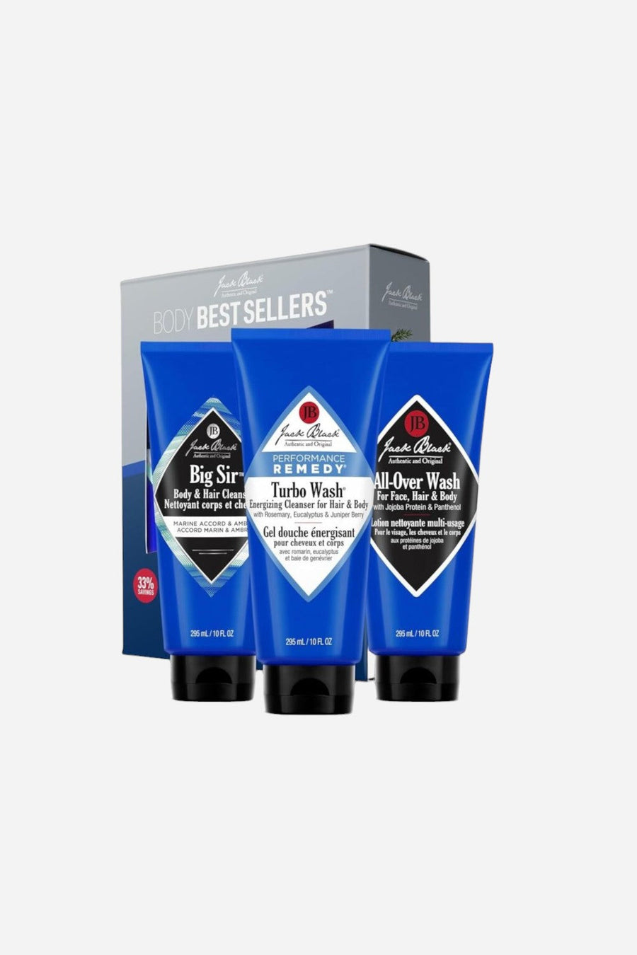 Jack Black Body Best Sellers Trio – front view