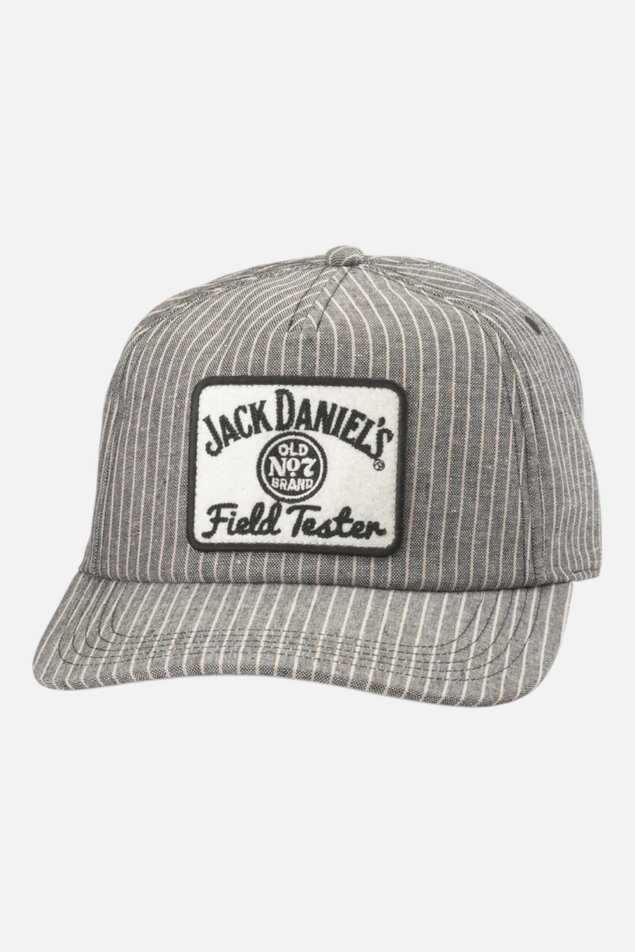 Jack Daniel's Whiskey Hat in Tulsa Charcoal Ivory – front view