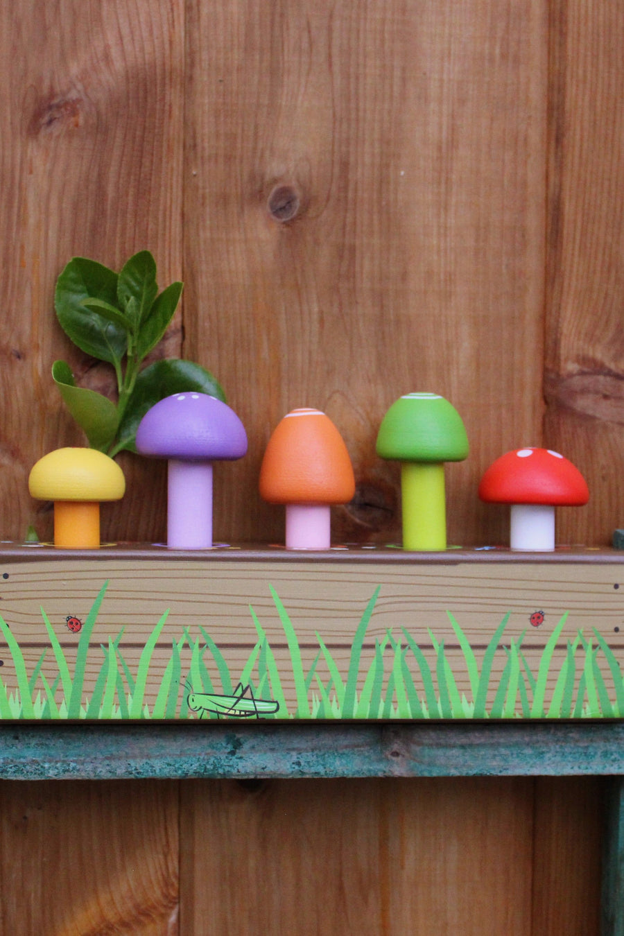 Jack Rabbit Creations Mushroom Pop & Play – back view