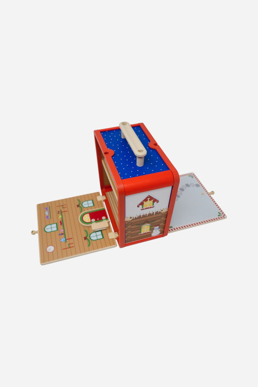 Jack Rabbit Creations Suitcase Series - Santa's Workshop – back view