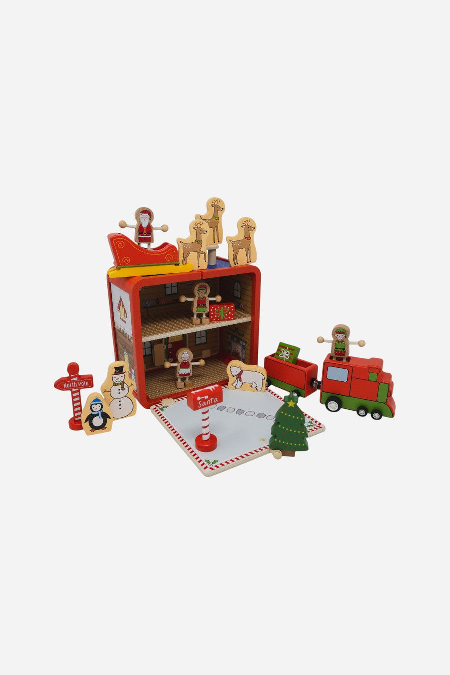 Jack Rabbit Creations Suitcase Series - Santa's Workshop – front view
