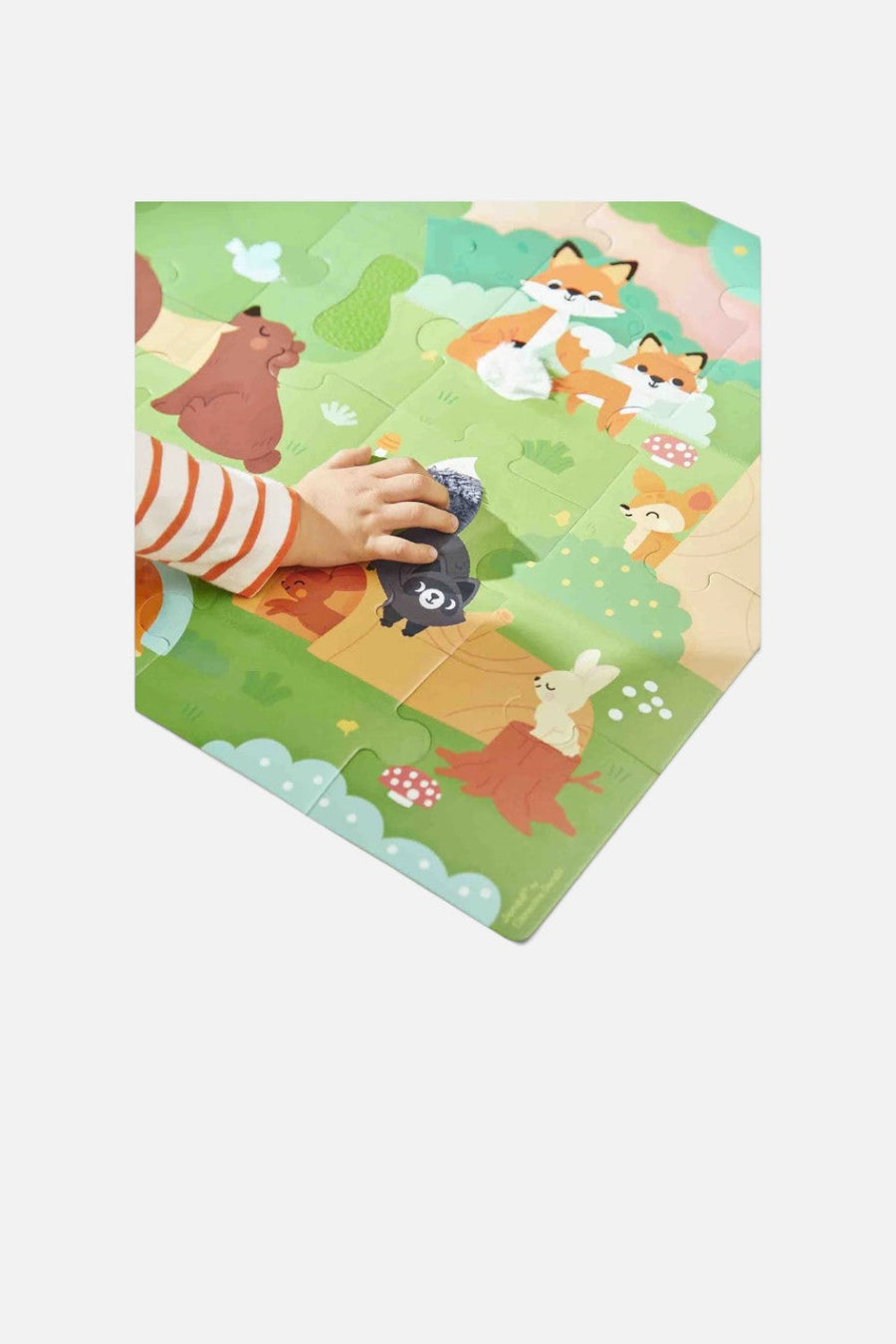Janod Forest Tactile Puzzle – back view
