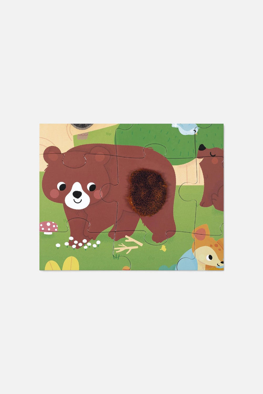 Janod Forest Tactile Puzzle – flat lay