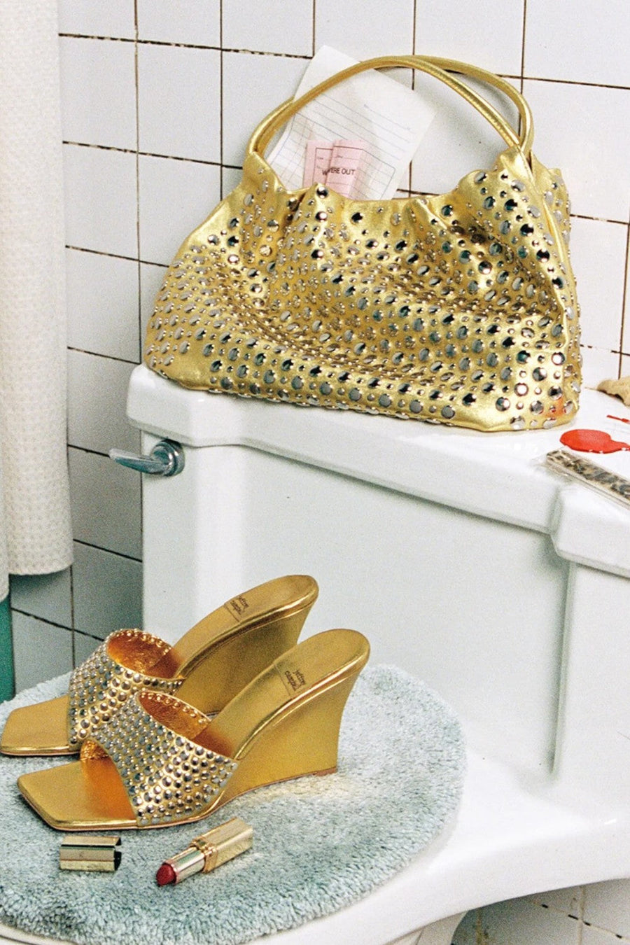 Jeffrey Campbell A-Brat in Gold Silver – alternate