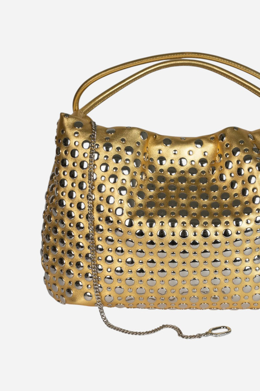 Jeffrey Campbell A-Brat in Gold Silver – side view