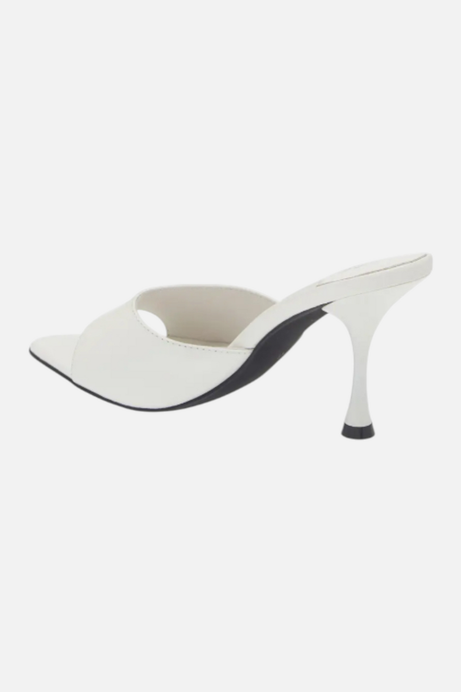 Jeffrey Campbell Agent in Ivory Crinkle – back view