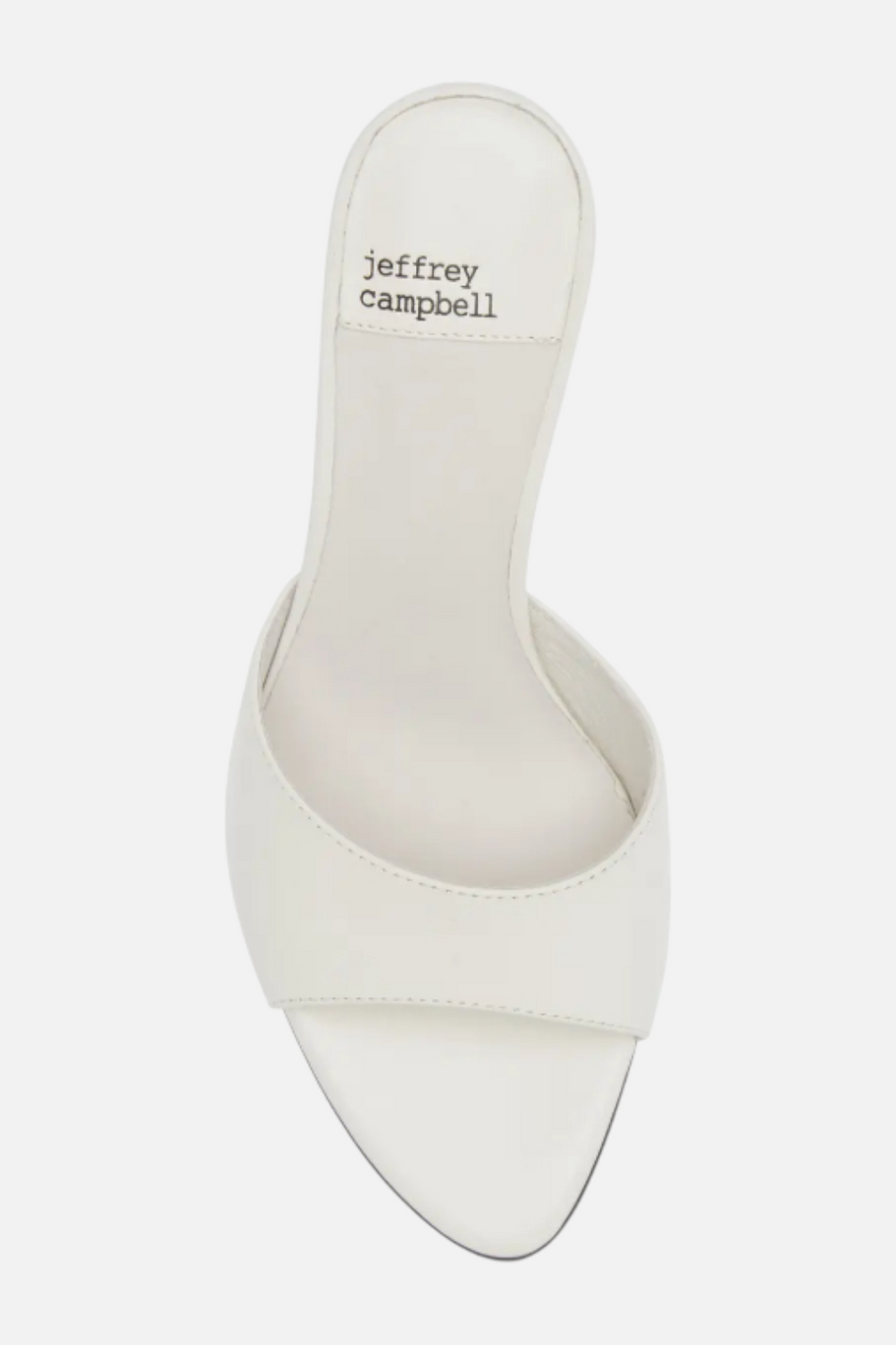 Jeffrey Campbell Agent in Ivory Crinkle – detail
