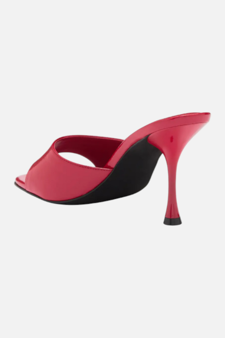Jeffrey Campbell Agent in Red Crinkle – back view
