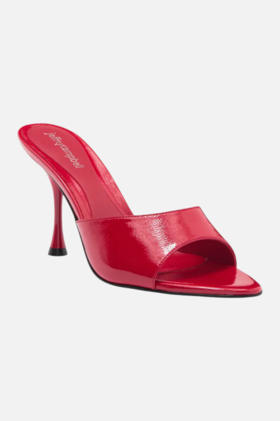 Jeffrey Campbell Agent in Red Crinkle – front view